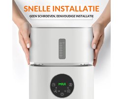 Luchtreiniger & Luchtbevochtiger in 1 - Air Purifier - Humidifier - H13 HEPA filter - Anti Allergie - Slim design