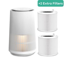 MiRi EasyBreath + 2 Extra Filters – Luchtreiniger – 250 m³/h – HEPA 13 filter – Ruimtes tot 50m² – Air Purifier – Koolstoffilter – Ionisator – UV-C – Luchtkwaliteit Indicator – WiFi en App