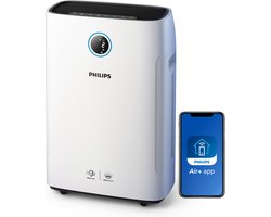 Philips 2000i Series AC2729/10 - 2-in-1 Luchtreiniger & Luchtbevochtiger - HEPA Filter - 330 m³/u - Wit - App Connected