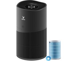 Vibrix PureFlow70 Pro luchtreiniger - 150 m² - Automatische stand + 6-in-1 filtersysteem - Luchtkwaliteitsindicator - Ionisator - Luchtfilter - Air purifier met HEPA-filter