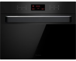 Amica Compacte ingebouwde mutifunctionele oven AMMB44E3GCB Q-TYPE - 44 l - 13 Programma's - Grill - Magnetron - Hetelucht