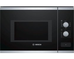 Bosch Serie 4 BEL550MS0 Ingebouwd Grill-magnetron 25l 900W Zwart, Roestvrijstaal magnetron