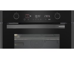 Grundig GEKW19400DX compacte oven met magnetronfuncties 45 cm, EEK A