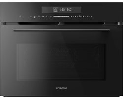 Inventum IMC4535GT inbouw oven met magnetron 45 cm Zwart