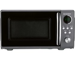 SILVERCREST® KITCHEN TOOLS Magnetron 700 W - Inhoud: ca. 17 L - Programma's: 8 - Ideaal voor verwarmen en ontdooien - In trendy retrodesign - Met ontdooifunctie (op gewicht en op tijd), snelstartfunctie en kinderbeveiliging