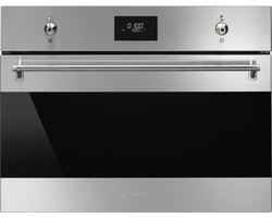 SMEG SO4301M1X - Inbouw Combimagnetron - Grill - 40 L - 3300 W - 45 cm - RVS