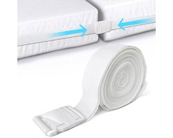 Matrasconnector Set voor Variabele Aanpassing - Verbindt Matrassen voor Individueel Comfort - 50x20 cm - Matras Wig - Bedconnector - Slaapoptimalisatie