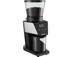 BioloMix - Elektrische Koffie Molen - Automatische braammolen - met 30 tandwielen voor espresso-Amerikaanse koffie - Pour Over Visual Bean Storage - 220V