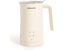 CREATE - Verwarmer voor melkopschuimer - 580ml - 75 °C - Gebroken wit - MILK FROTHER STUDIO