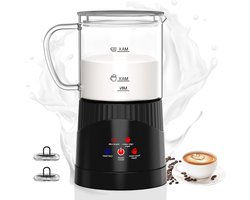 Elektrische melkopschuimer - 400 ml inductie - Automatische uitschakeling - Latte macchiato cappuccino - Zwart