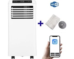 CoolTech Pro - Mobiele airco met WiFi en raamafdichting 9000BTU - Energiezuinig - Stil