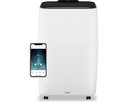 Duux North Smart Mobiele Airco - 14K BTU - Mobiele Airconditioning met Nachtmodus - Wit