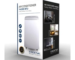 Ergenic - Airco - Mount Everest - 14.000BTU - Koelen - Ontvochtigen - Airconditioner - Wit