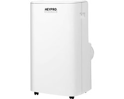 HEYPRO - Mobiele Airco - 12.000 BTU - 3.52 kW - wit - Koelmiddel R290 - Koperen leiding