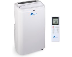 Lifetime Air Mobiele Airco - Airconditioning, Luchtontvochtiger en Ventilator - Luchtkoeler met Afvoerslang - Aircooler 65dB - Air Conditioner tot 78m2 - Afstandsbediening en Timer - 12000BTU