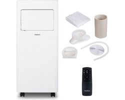 Medion E701 airconditioner (MD 37730) - koelen - ontvochtigen en ventileren - koelcapaciteit 7.000 BTU - koelmiddel R290 - max. 25m² - met afstandsbediening - incl. raamkit