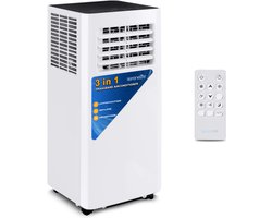 Serenelife Air conditioner, Draagbare Airconditioner en Luchtontvochtiger, Wi-Fi Geactiveerde Binnen Airco van 9K BTU, Verwijdert 1,1 liter Vocht per Uur voor Snelle Koeling tot 28 Vierkante Meter