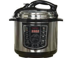 Starlyf Pressure cooker 4 liter| Multicooker RVS met timer | Rijstkoker | Elektrische Snelkookpan| Pasta koker| Stomer| Stoomkoker|