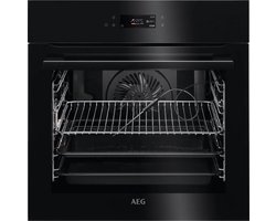 AEG BPE742380B - Zwart Solo Hetelucht Pyrolyse oven - 71 liter - 60 cm