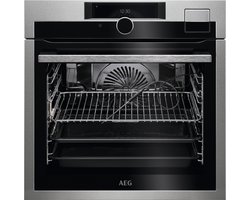 AEG BSE998230M EcoLine SteamPro - Inbouwoven | Zwart, RVS | 70 liter | | Wi-Fi | Kerntemperatuursensor