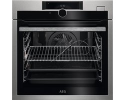 AEG Inbouwoven | Model BSE978330M | RVS | 71 liter | SteamCrisp | SoftMotion | Pyrolyse-reiniging