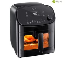 Air Fryer AF60 - Hete lucht friteuse 8 standen | 1350 Watt | Groot volume | Bakken, Frituren of Airfryer