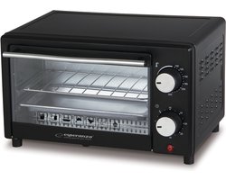 Esperanza EKO007 Mini Oven NIEUW model - Vrijstaand - 10 Liter - inc. Kruimellade en gril