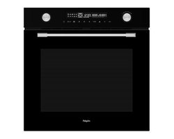 ETNA OM470ZT - Oven multifunctioneel - nis 60 cm - Zwart - Push-Pull Trendlijn design - Inhoud 72 liter - Timer - Turbo hetelucht