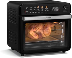 Klarstein Air Glaze Digital Heteluchtfriteuse / Air fryer - 2200 W - 19 Programma's - Inclusief vaatwasserbestendige accessoires - Zwart