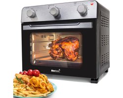 MaxxHome Airfryer - Heteluchtoven - Hete lucht Friteuse - Bakoven met Hete lucht - Grillfunctie - 28L - 1600W