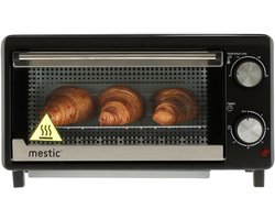 Mestic MO-80 Mini Oven 10L - Oververhittingsbeveiliging - Boven- en onderwarmte tot 230°C - Compact en lichtgewicht