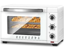 Mini Oven Vrijstaand - Kleine Oven - Wit - 32L