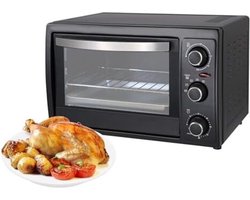 Mini Oven Vrijstaand - Kleine Oven - Zwart - 30L