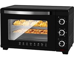 Mini Oven Vrijstaand - Kleine Oven - Zwart - 32L