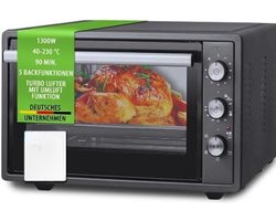 Mini Oven Vrijstaand - Kleine Oven - Zwart - 42L