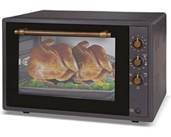 Mini Oven Vrijstaand - Kleine Oven - Zwart - 60L