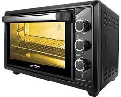 MPM - Elektrische Oven - Temperatuur Aanpasbaar - Thermocirculatiefunctie - Convectie Instelbaar - Mini Oven - 28 Liter