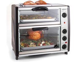 OneConcept All-You-Can-Eat - Double oven grill - 42 liter - 2350 watt