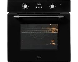 Pelgrim OVM216GLS inbouw oven zwart 60 cm | Zwart