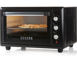 PRIMO PR250OV Vrijstaande Oven - Heteluchtoven met Grillfunctie - 34L - 1300W - Zwart