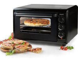 PRIMO PR253OV Vrijstaande Oven - Grillfunctie - Kleine Oven - 42L - Zwart