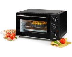 PRIMO PR255OV Vrijstaande Oven - Heteluchtoven met Grillfunctie - 45L - 2000W - Zwart