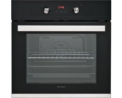 Sharp-K-60D22BM1EU-Inbouw oven-Nis 60-energie klasse A-zwart