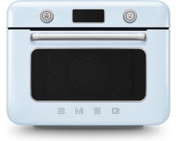 SMEG COF01PBEU - Vrijstaande Combi-stoomoven - Pastelblauw - Jaren 50 Design