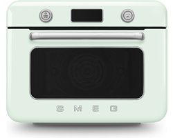 SMEG COF01PGEU - Vrijstaande Combi-stoomoven - Watergroen - Jaren 50 Design