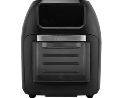 Tristar Airfryer Oven FR-6964 - Digitale Heteluchtfriteuse XXL - 10 liter - met 10 programma's - Inclusief frietmand en 2 grillrekken - Zwart