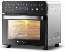 TurboTronic AFO14 Airfryer XXL en Oven met Draaispit - Zwart