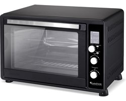 TurboTronic DEV45 Digitale Elektrische Vrijstaande Oven - 45L - Zwart