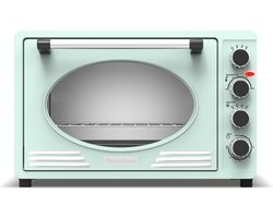 TurboTronic EV45R Retro Elektrische Oven - 45 liter - Turquoise