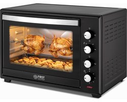 TZS First Austria 5047 Elektrische Oven - Heteluchtoven - 60L - Zwart